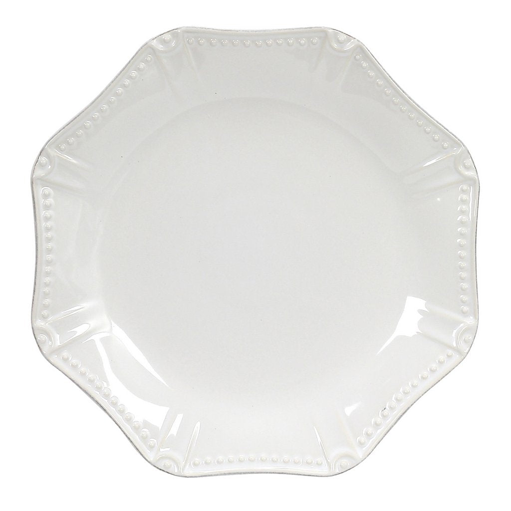 SKYROS: ISABELLA - Dinner Plate Octagonal Pure White - Artistica.com