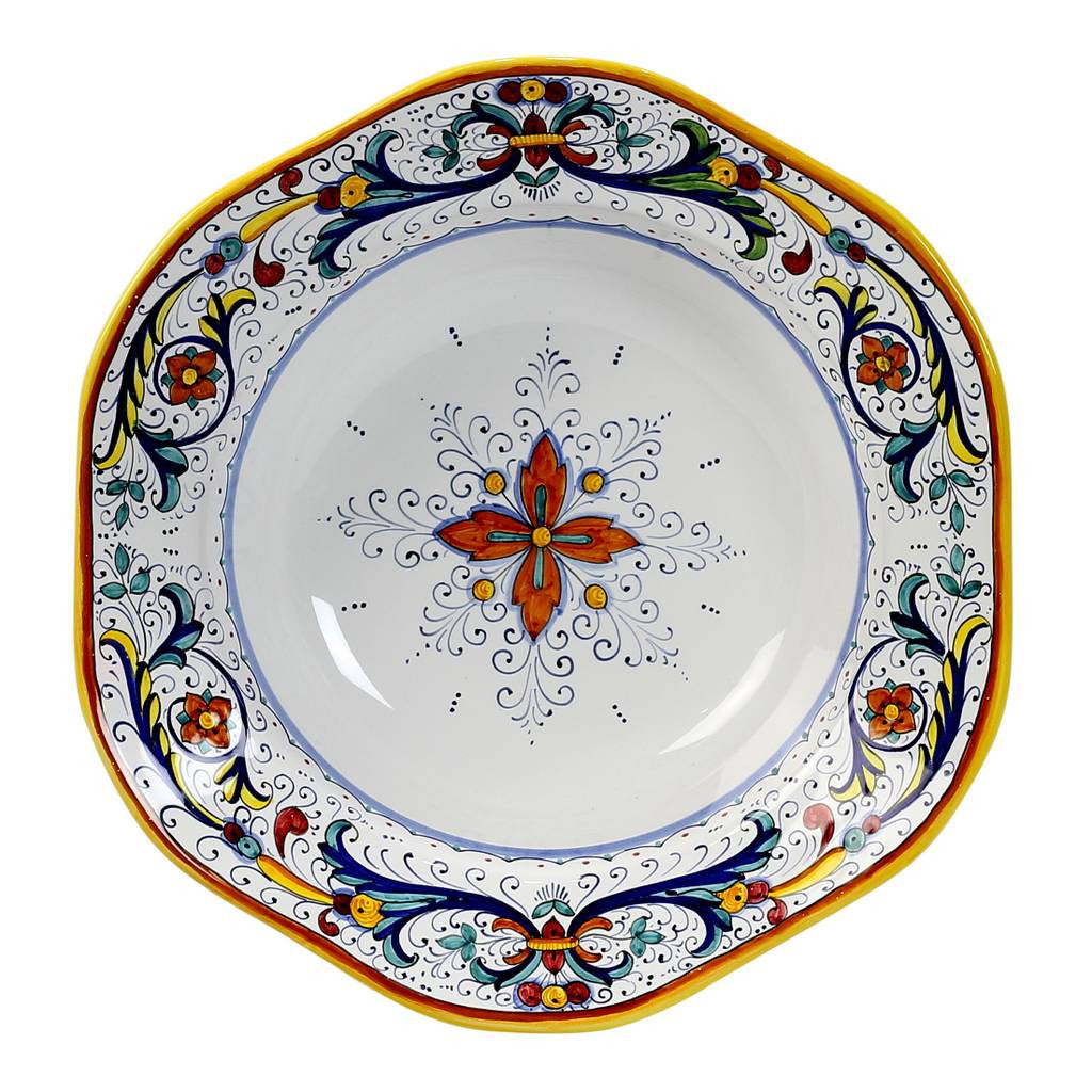 RICCO DERUTA: Large Serving Set Platters (1 Lg Bowl + 1 Lg Charger + 1 Lg Platter) - Artistica.com