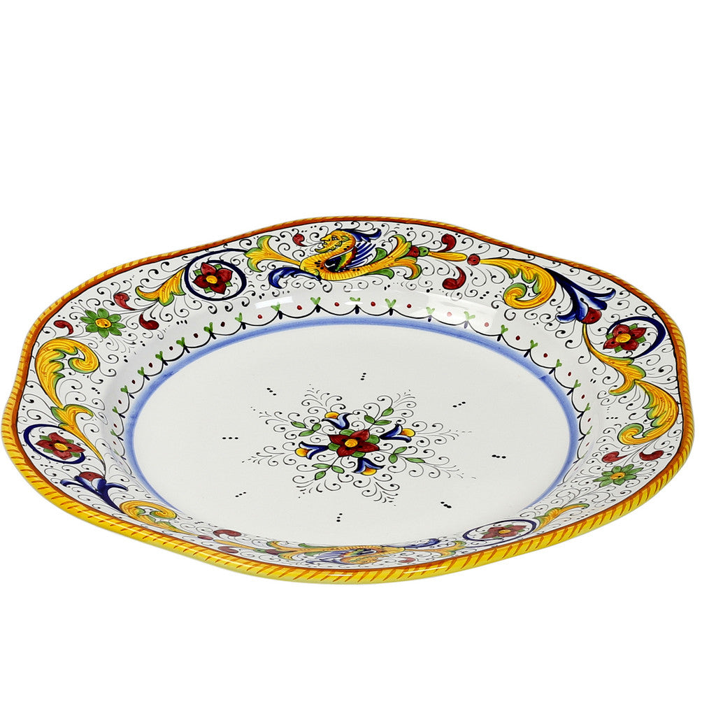RAFFAELLESCO: Large Serving Set Platters (1 Lg Bowl + 1 Lg Charger + 1 Lg Platter) - Artistica.com