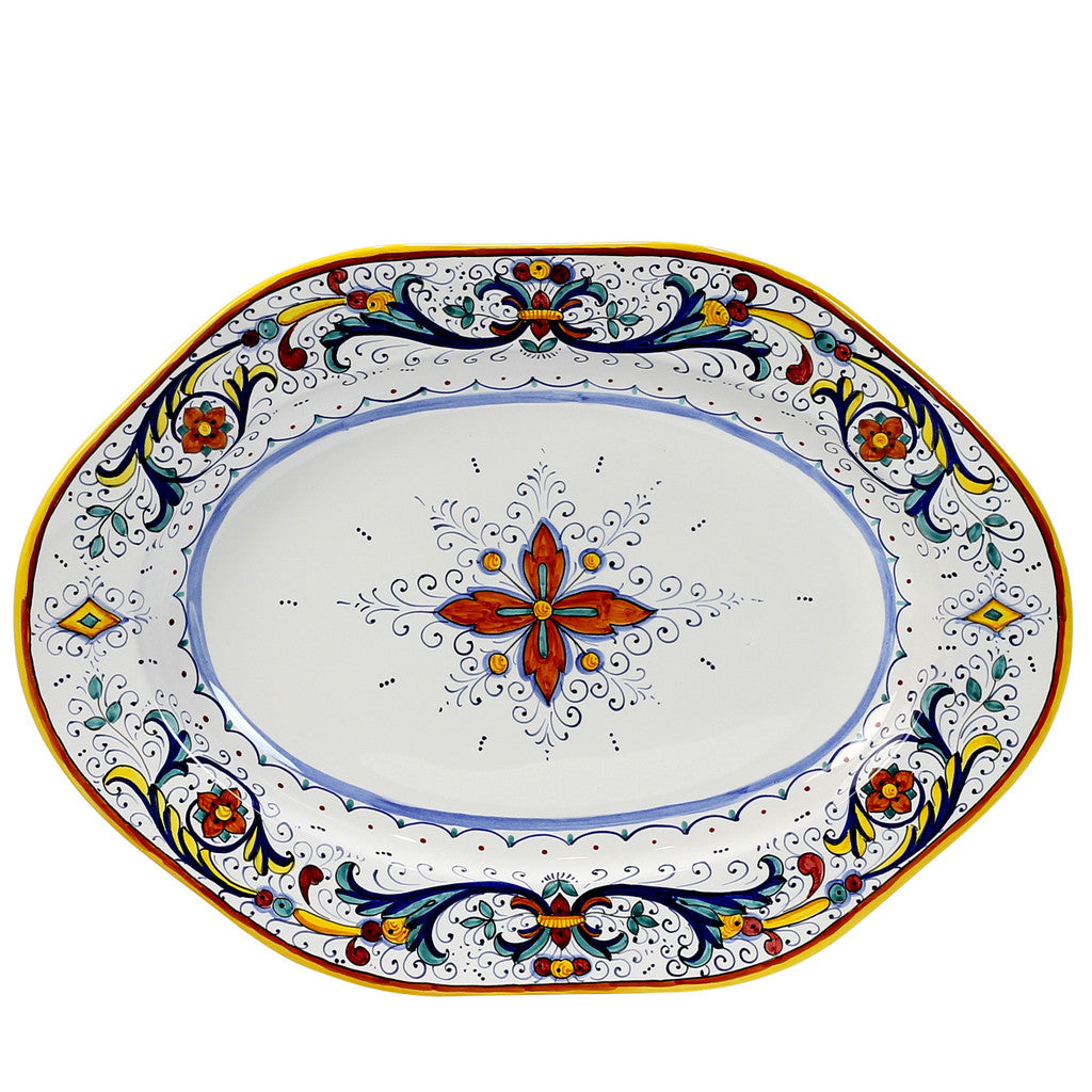 RICCO DERUTA: Large Serving Set Platters (1 Lg Bowl + 1 Lg Charger + 1 Lg Platter) - Artistica.com