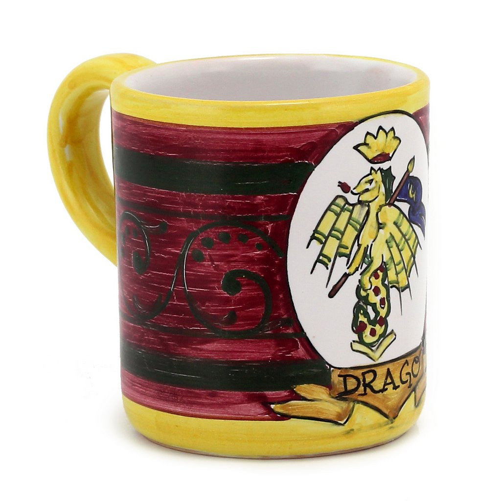 PALIO DI SIENA: DRAGO (Dragon) Mug (10 OZ) - Artistica.com