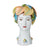 DONATELLO HEADS: Ceramic Head Vase - Leaves Decor - Artistica.com