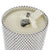 AMORE: Silver plated round candle - LINFA soothing fresh scent - Artistica.com