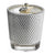 AMORE: Silver plated round candle - LINFA soothing fresh scent - Artistica.com