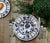 ORVIETO BLUE ROOSTER: Oval Plate - Artistica.com