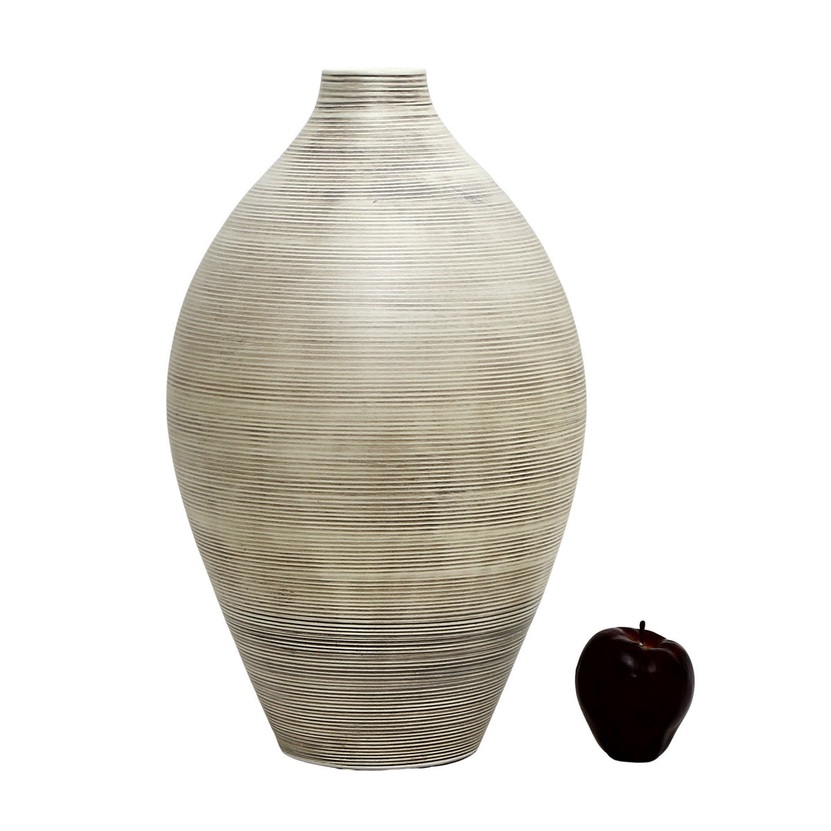 SABBIA TOSCANA: Large Olive Shape Vase - Artistica.com