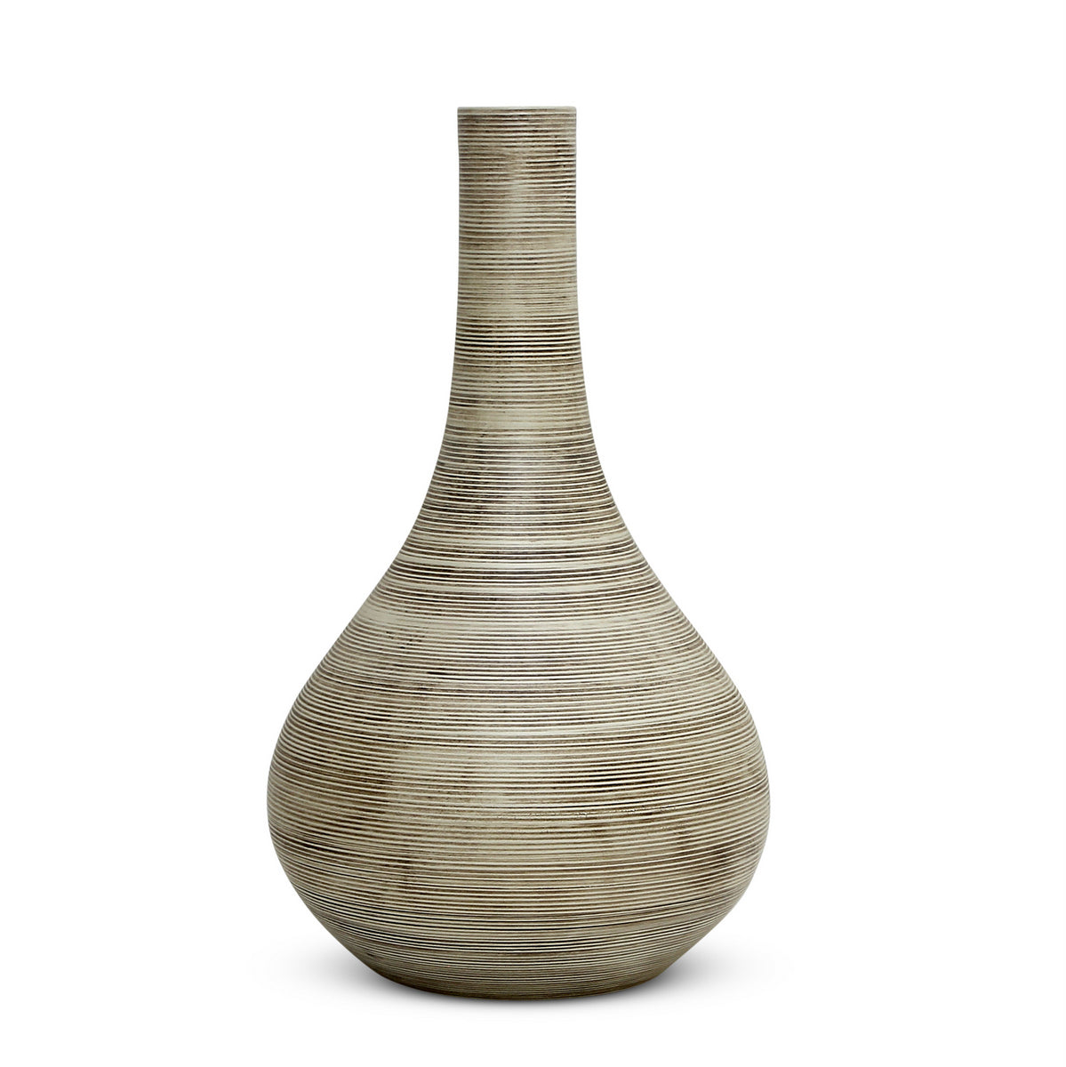 SABBIA TOSCANA: Shaped Big Belly &amp; Narrow Neck Vase - Artistica.com