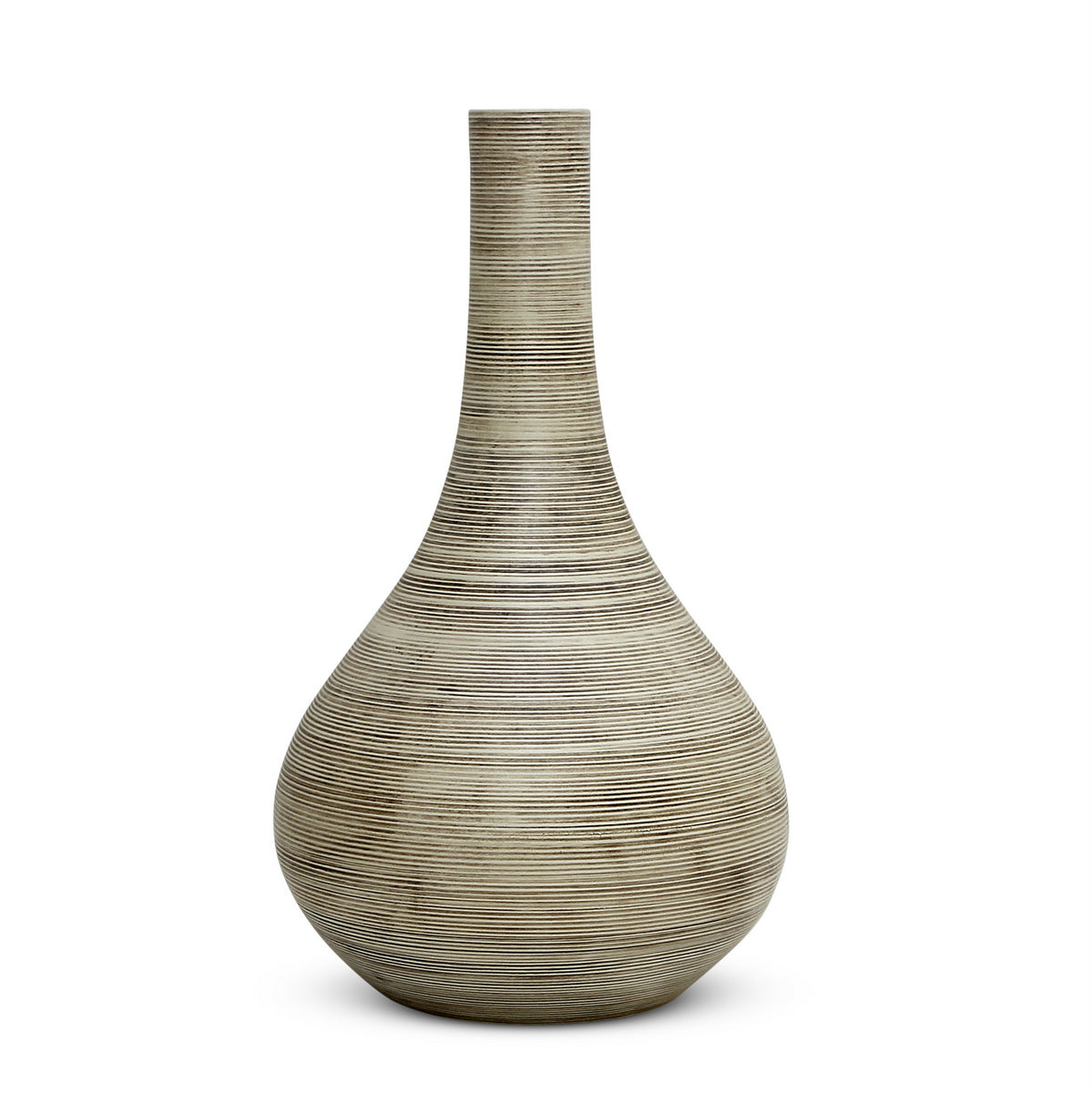 SABBIA TOSCANA: Shaped Big Belly & Narrow Neck Vase - Artistica.com