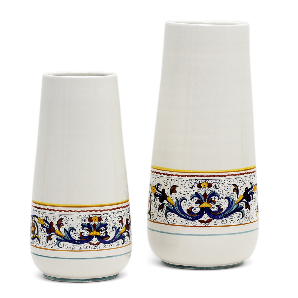 DERUTA BELLA CONICA: Bundle Large+Small Conic Vases - RICCO DERUTA Design - Artistica.com