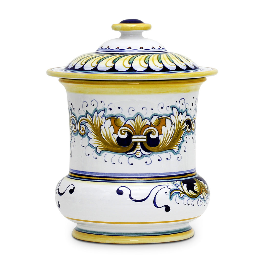 DERUTA VARIO: Large Luxury Shaped Decorative Ceramic Canister - Artistica.com