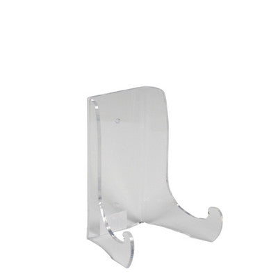 ACRYLIC STAND: Wall Plate or Bowl Stand 7.5" H. (Small For 8 to 12 In Diam.) - Artistica.com
