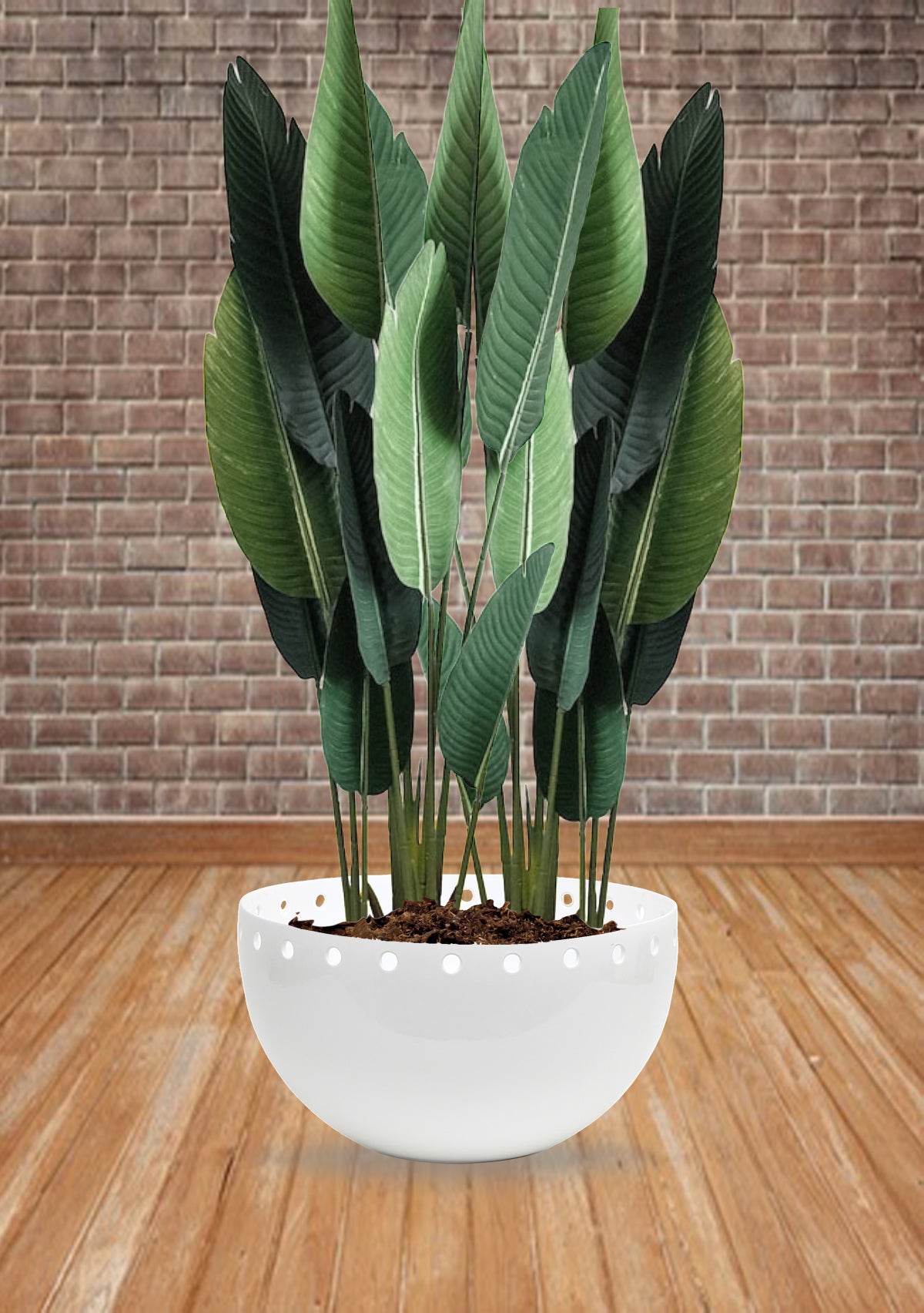 PURITY GLAMOUR: Extra Large Round Deep Bowl - Pure White - Artistica.com