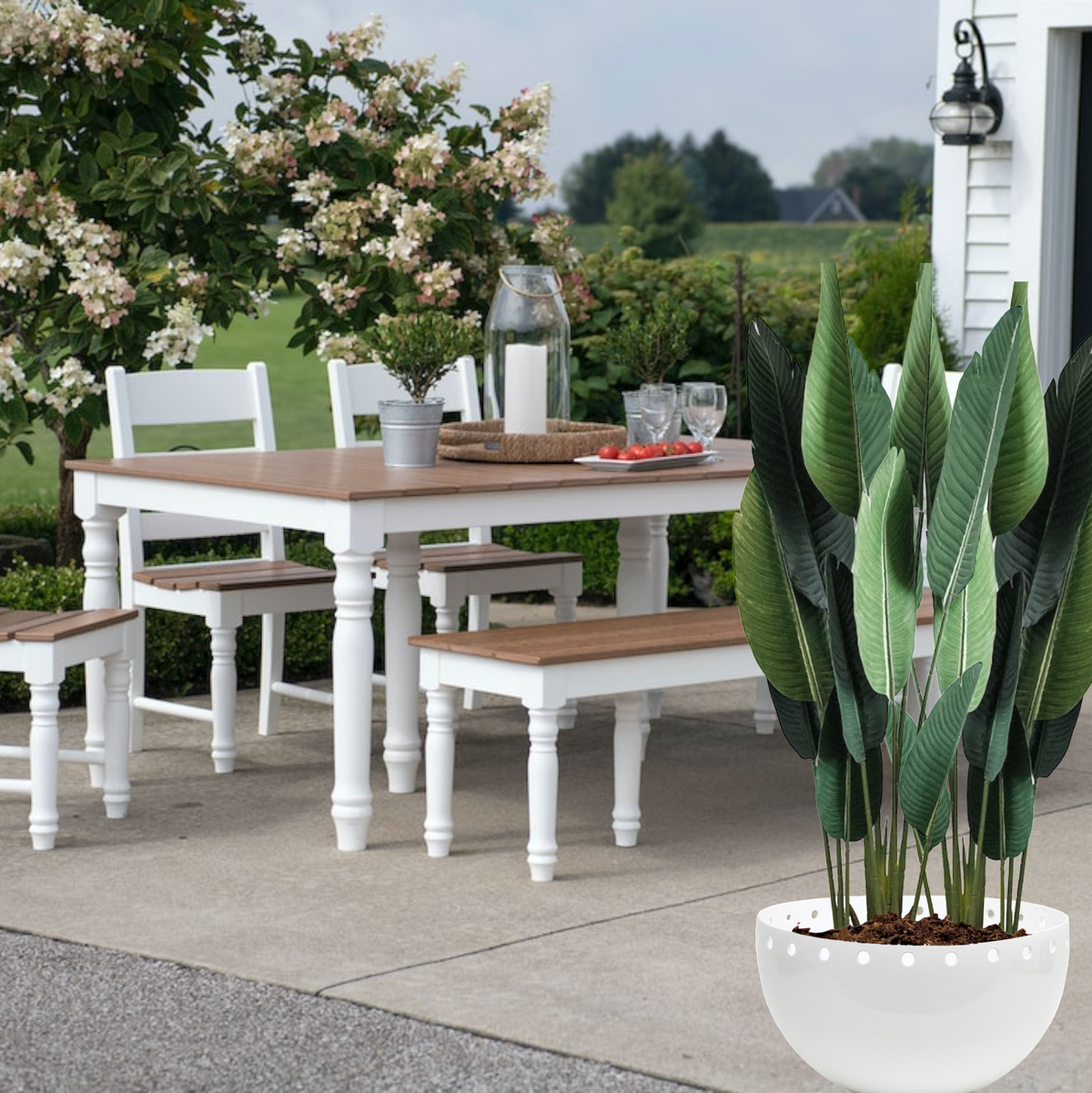 PURITY GLAMOUR: Extra Large Round Deep Bowl - Pure White - Artistica.com