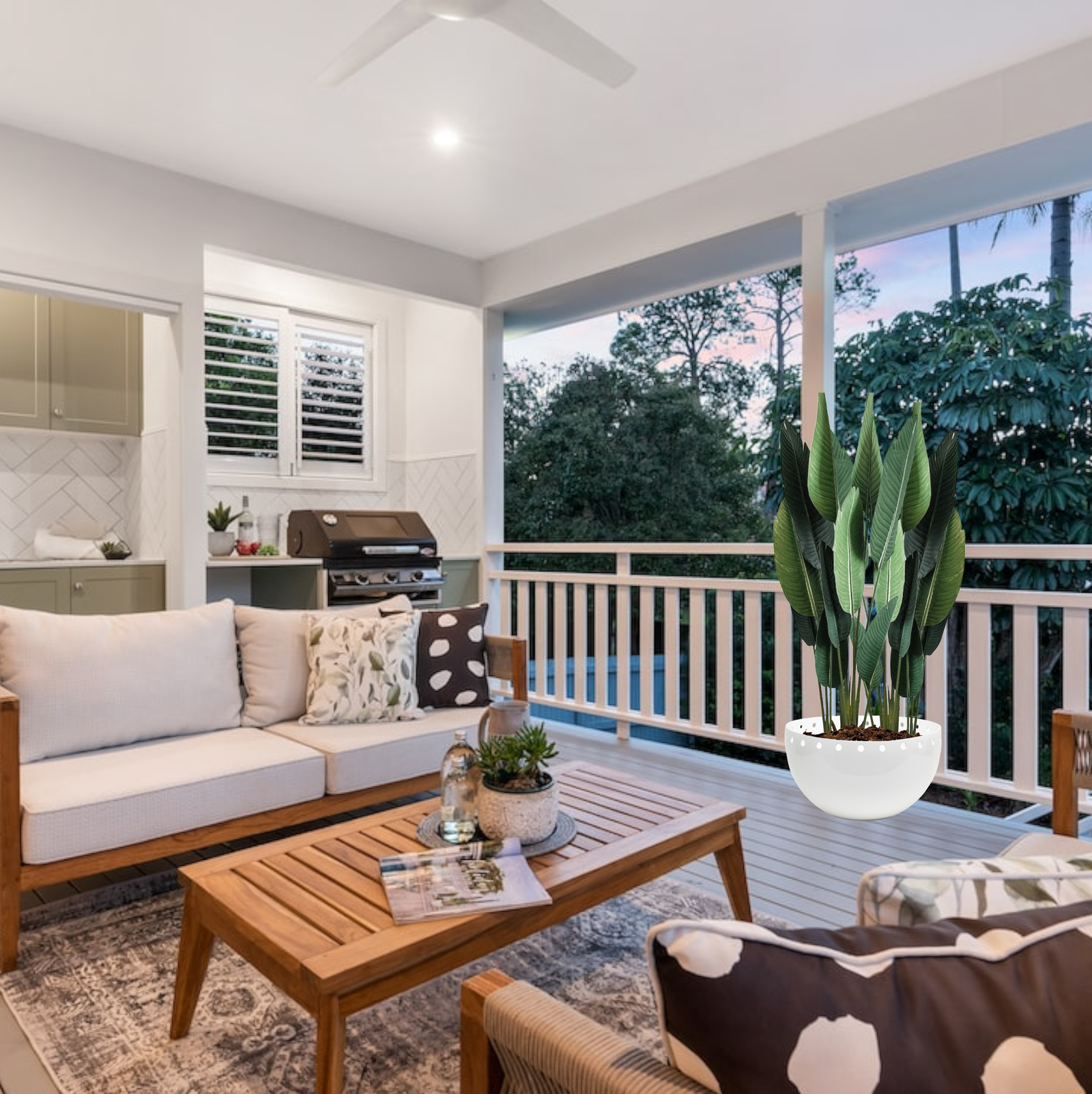 PURITY GLAMOUR: Extra Large Round Deep Bowl - Pure White - Artistica.com