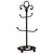 METAL STAND: Four Arms Mug Iron Stand Tree Flat Black color. - Artistica.com