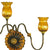 ALBA LAMP: Wall Light Sconce G9 Bulb Oxidized Copper Oro - Artistica.com