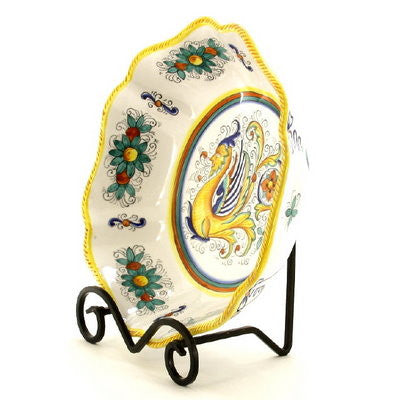 METAL STAND: Square Iron Stand BLACK for Large Pasta Salad Serving Bowls - Artistica.com