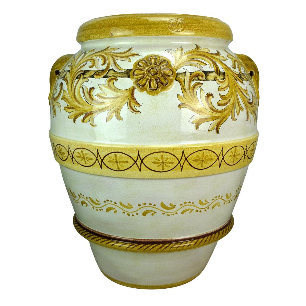GRANDE GIARDINO: Large Deruta-Tuscan Orcio-Urn - ALTAMURA design - Artistica.com
