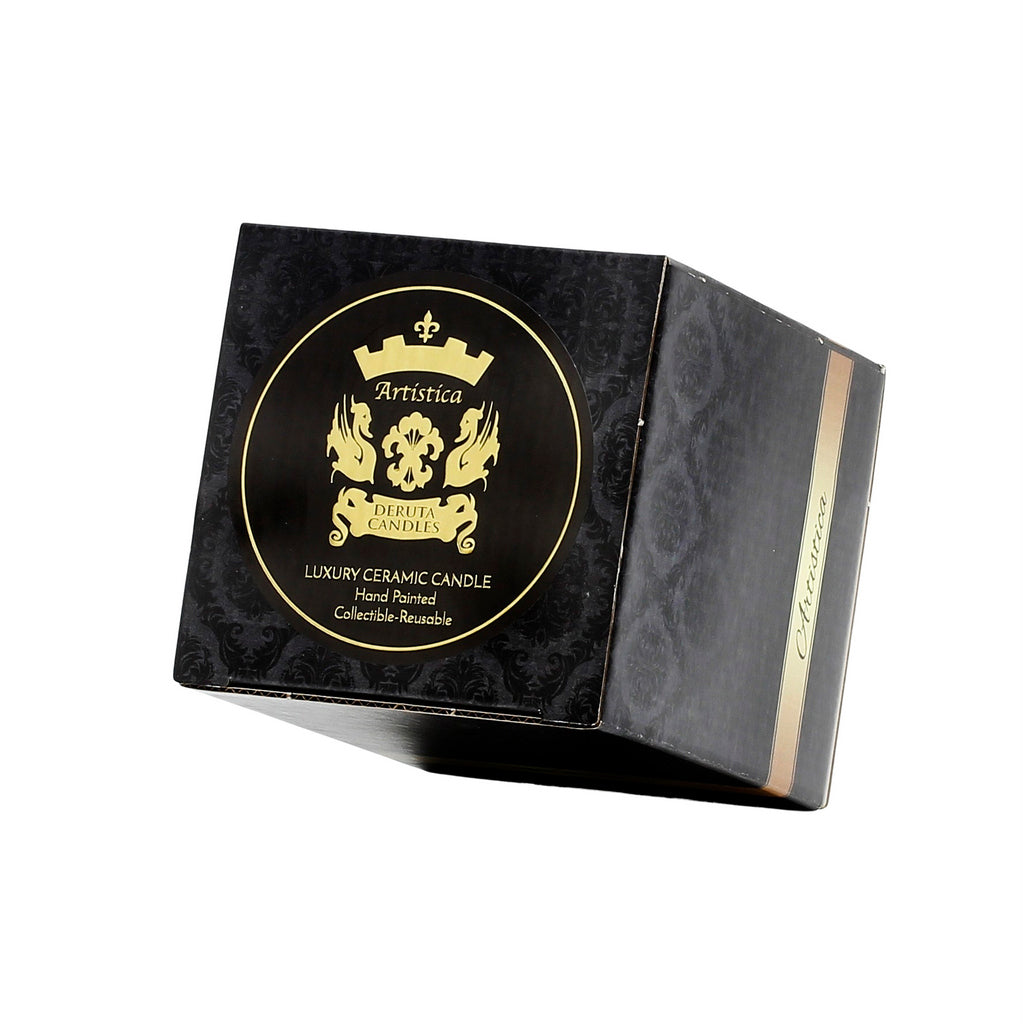 HOLIDAYS DERUTA CANDLES: Deluxe Precious Flared Candle RAFFAELLESCO DELUXE Design - Artistica.com