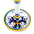 DERUTA STEMWARE: Champagne Flute on Hand Painted Ceramic Base RICCO DERUTA Design - Artistica.com