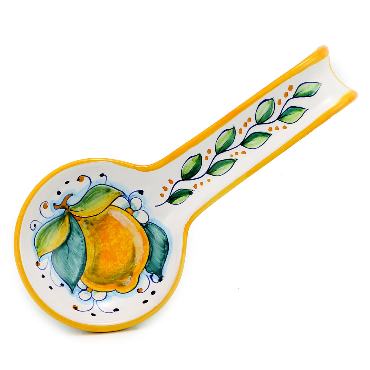 DERUTA: Spoon rest LEMON (also wall hung) - Artistica.com