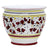 ORVIETO RED ROOSTER: Luxury Cachepot Planter Large - Artistica.com