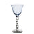 ABIGAILS - ADRIANA Wine Glass Twisted Stem - LIGHT BLUE - Artistica.com