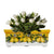 SICILIA: Rectangular Jardiniere from Caltagirone Sicily (Indoor-Outdoor) - YELLOW Lemon Design - Artistica.com