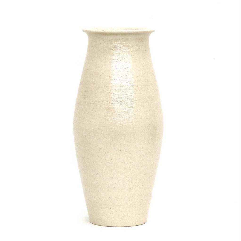 SCAVO REFRATTARIO: Tall Vase Bombato Cream - Artistica.com