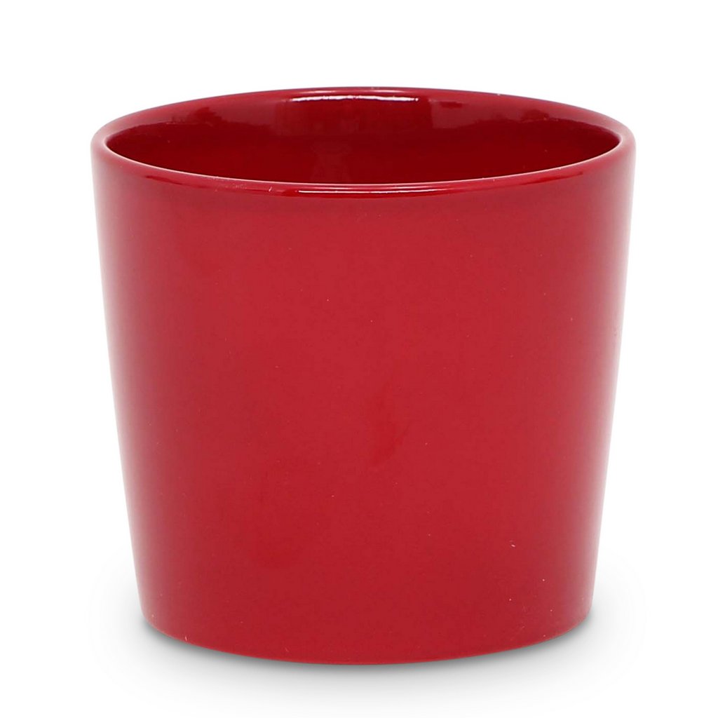 MONDIAL CANDLES: Rosso Ceramic Candle - What a beautiful red! Perfect for your Valentine or Christmas. - Artistica.com