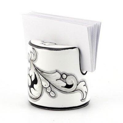 DERUTA VARIO NERO: Top Notch Cylindrical Business Card Holder - Artistica.com