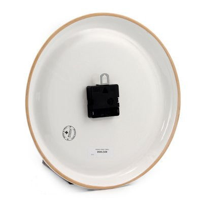 DERUTA VARIO NERO: Round Wall Clock - Artistica.com