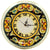 DERUTA VARIO: Round Wall Clock Dec Foglie F Nero - Artistica.com