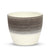 ELEGANTE: Graffito Rustico Espresso Cream Ceramic Flower Pot Small (5.5" H.) - Artistica.com