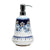 RICCO DERUTA BLUE: Liquid Soap/Lotion Dispenser with Chrome Pump (Medium 20 OZ) - Artistica.com