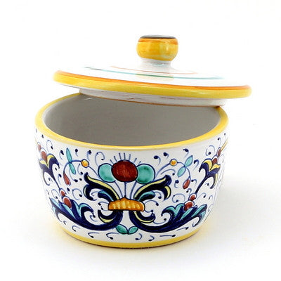 RICCO DERUTA: Sugar Bowl w lid - Artistica.com