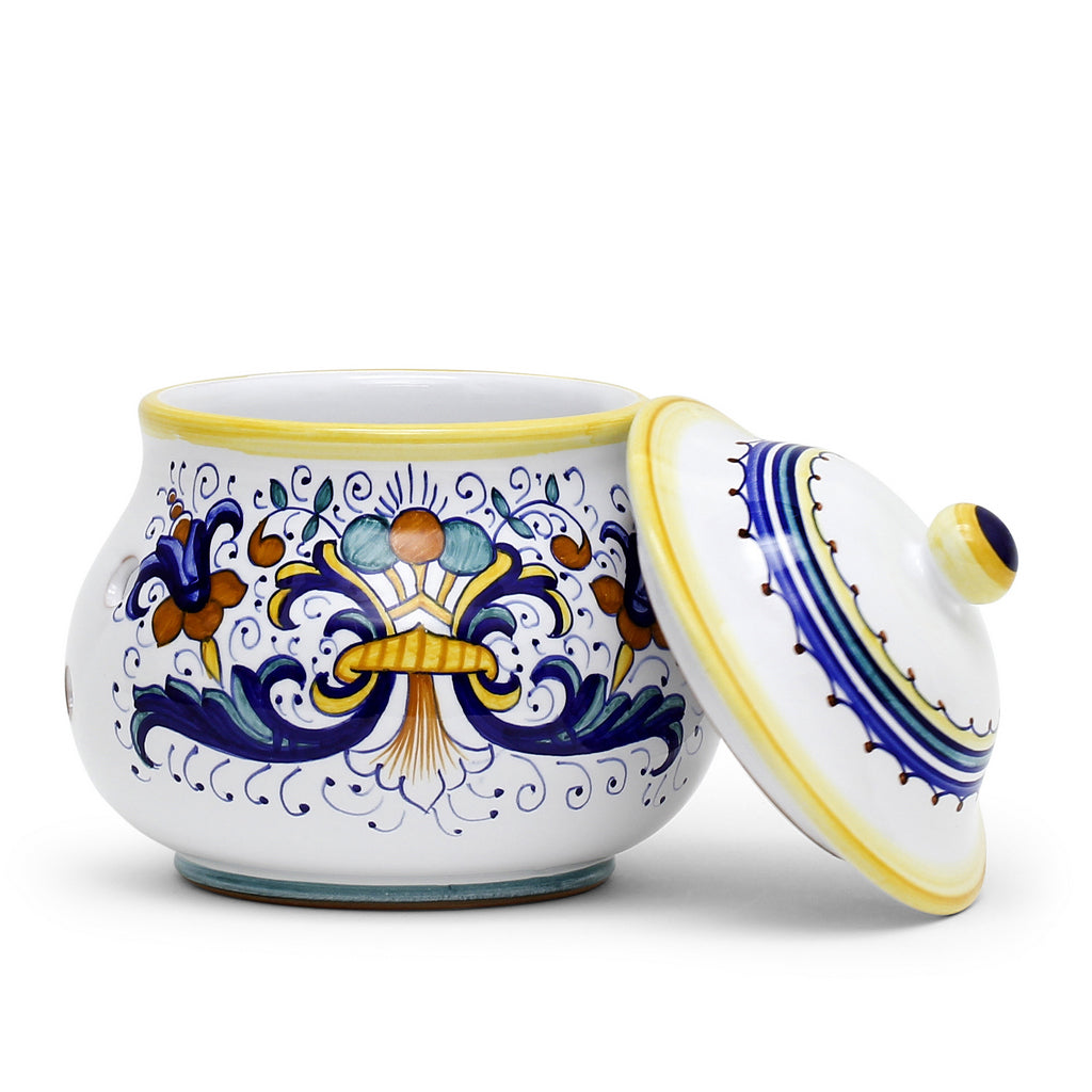 RICCO DERUTA: NEW Garlic/Onion Jar Keeper Short Belly - Artistica.com