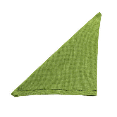 BUSATTI: Napkin Zodiaco Luncheon Size (60% Linen and 40% Cotton) GREEN - Artistica.com