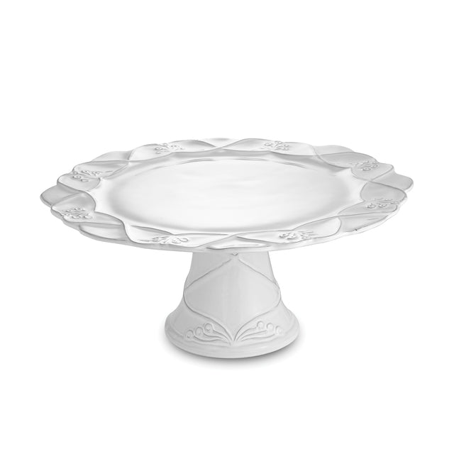 ARTE ITALICA: Bella Bianca Cake Plate - Artistica.com