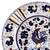 ORVIETO BLUE ROOSTER: Dinner Plate - Artistica.com
