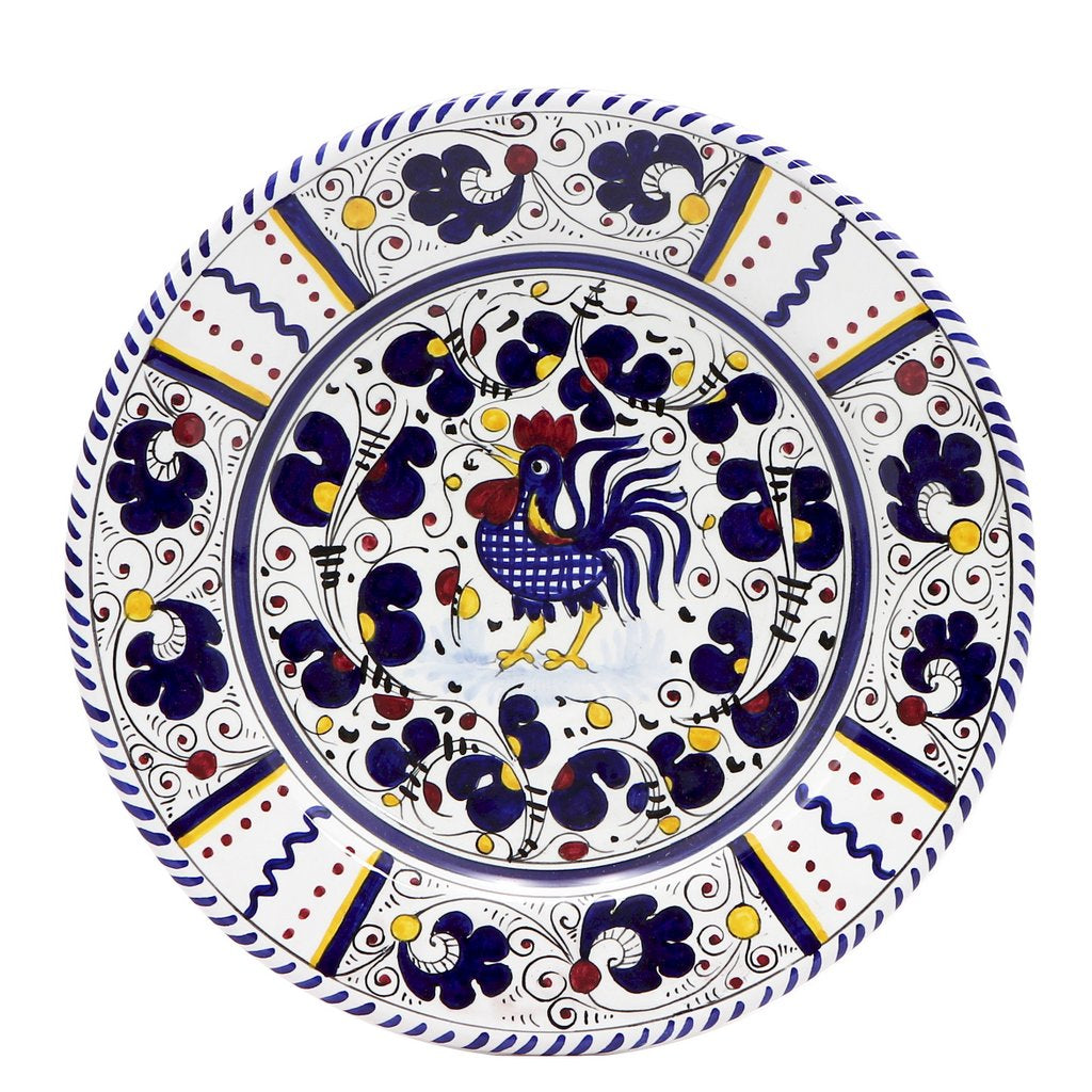 ORVIETO BLUE ROOSTER: 4 Pieces Place Setting