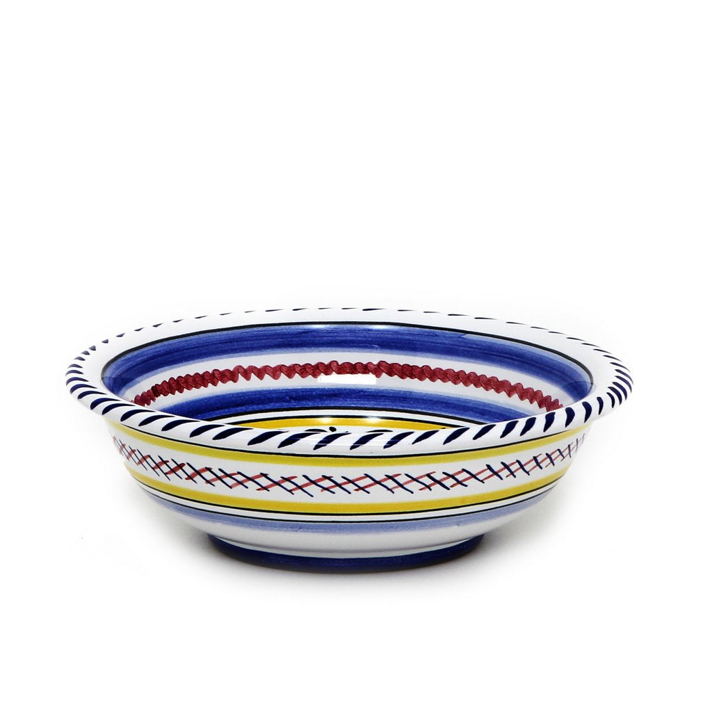 ORVIETO BLUE ROOSTER: Cereal Bowl - Artistica.com