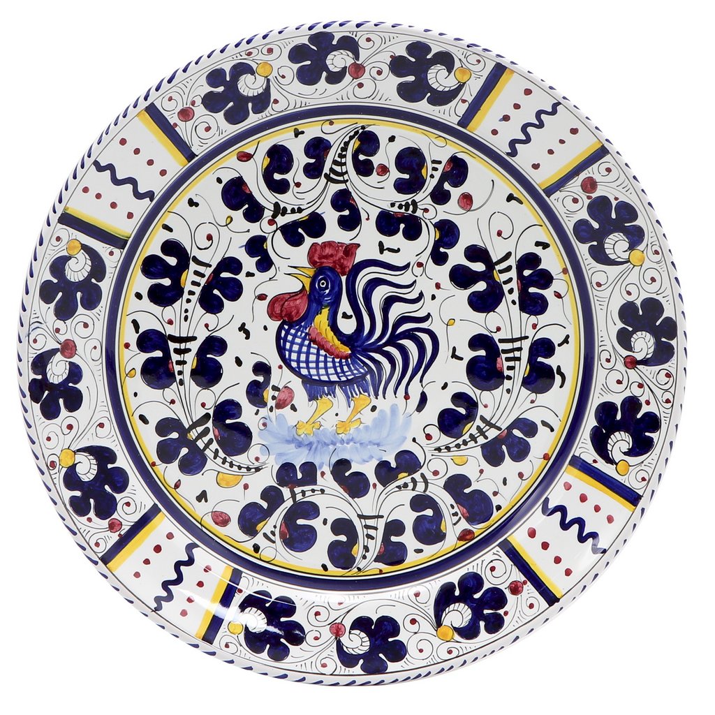 ORVIETO BLUE ROOSTER: Charger - Artistica.com