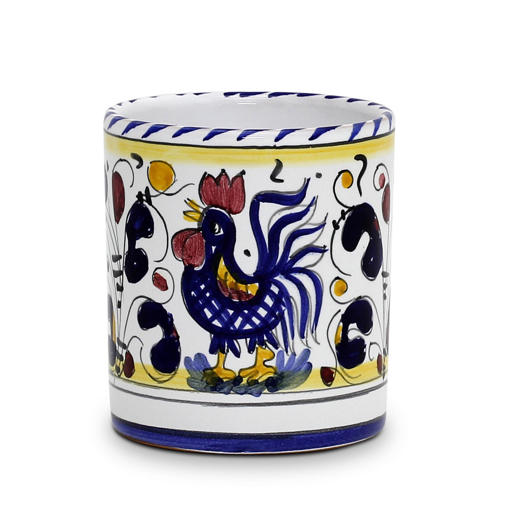 ORVIETO BLUE ROOSTER: Mug (10 Oz) - Artistica.com