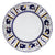 ORVIETO BLUE ROOSTER: Dinner Plate (White Center) - Artistica.com