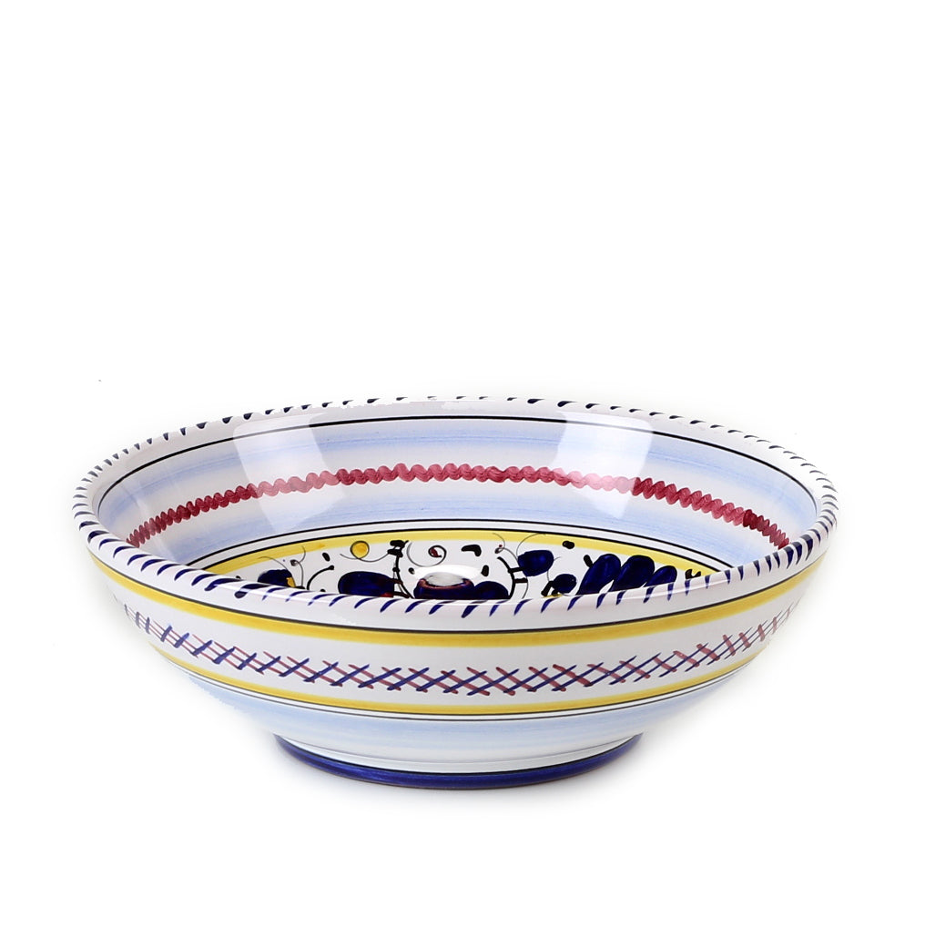 ORVIETO BLUE ROOSTER: Soup Pasta Coupe Bowl - Artistica.com
