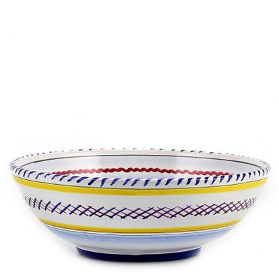 ORVIETO BLUE ROOSTER: Soup Pasta Coupe Bowl - Artistica.com
