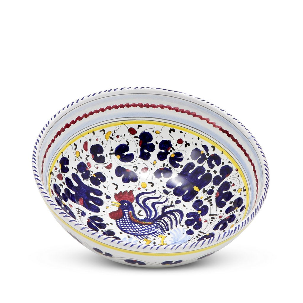 ORVIETO BLUE ROOSTER: 4 Pieces Place Setting - Artistica.com