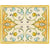 BACKSPLASH/MURAL: Modular Hand Painted ~ Gubbio Floral Vario Design (4 Tiles) - Artistica.com