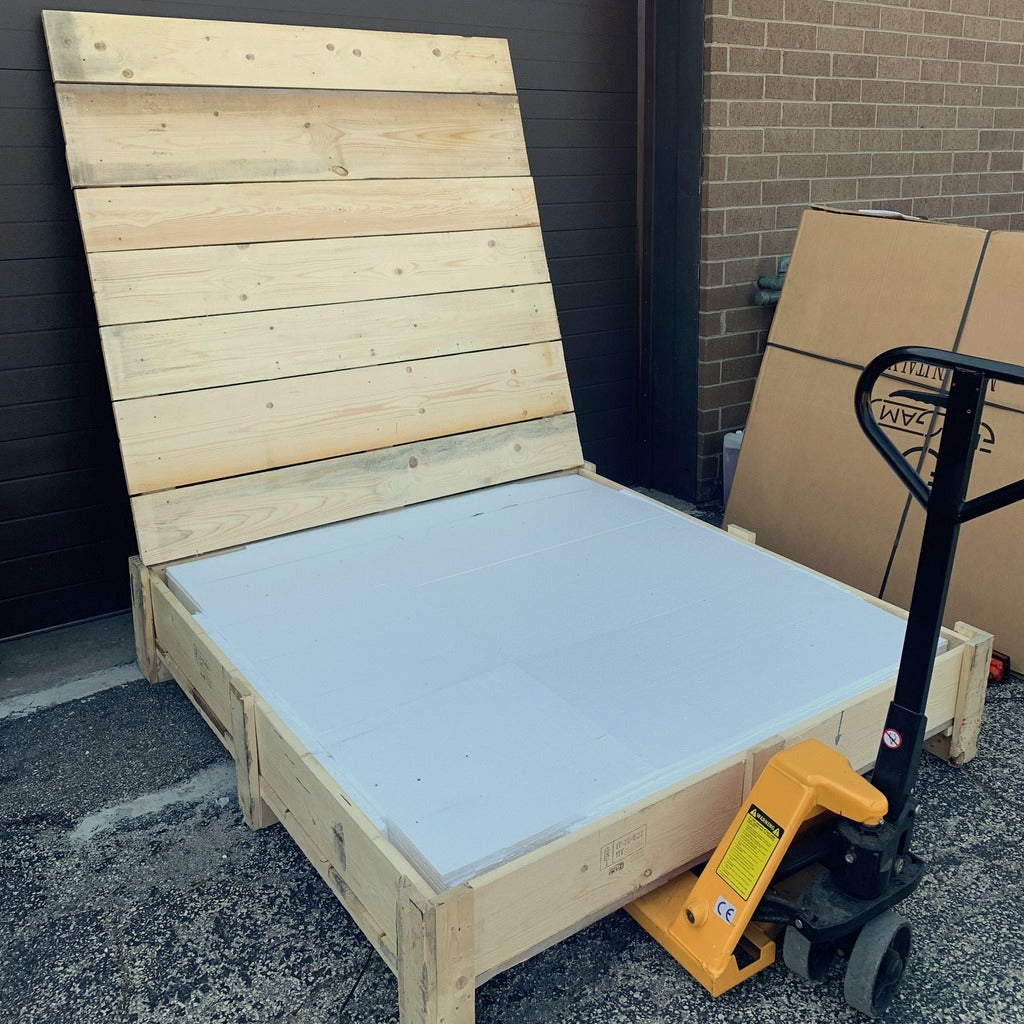 CERAMIC STONE TABLE + IRON BASE: SAN GIMIGNANO Design - Hand Painted in Deruta, Italy. - Artistica.com